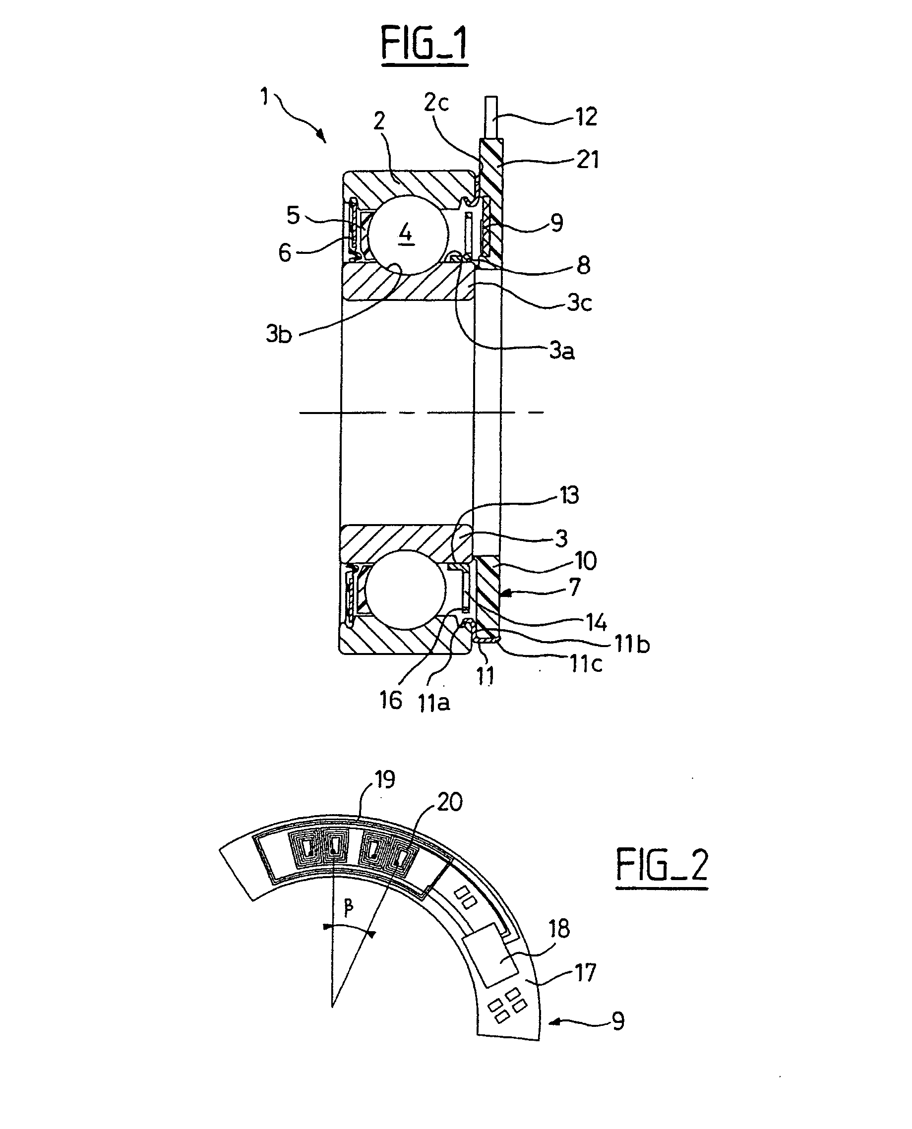 Instrumented antifriction bearing and electrical motor equipped therewith