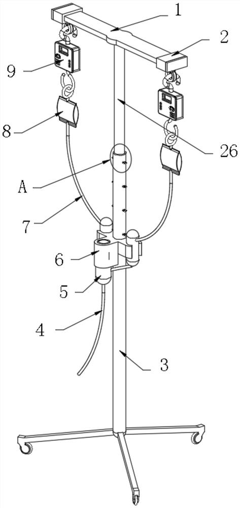 Early warning device for normal saline infusion in arthroscopic surgery, and use method thereof