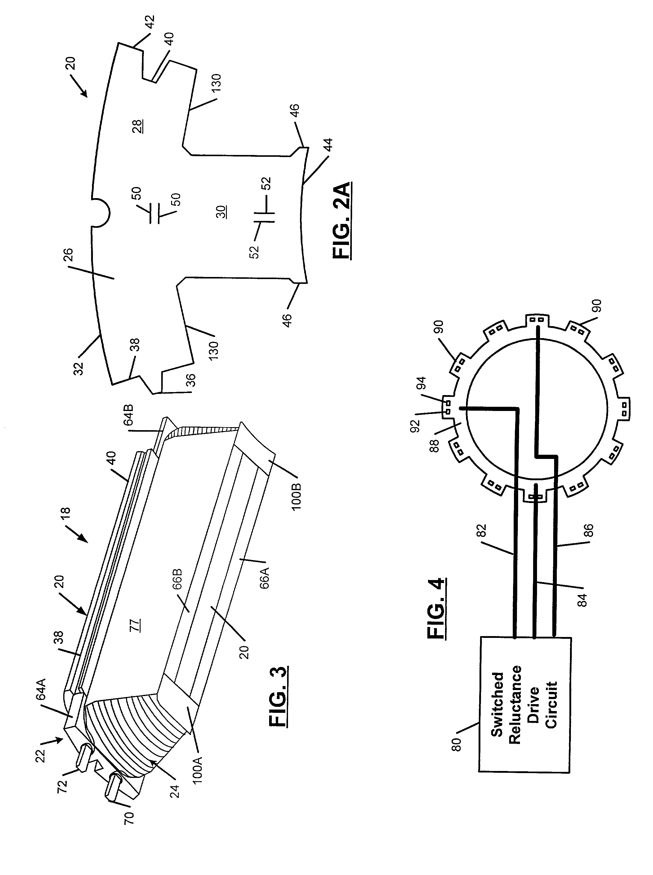 Segmented stator switched reluctance machine