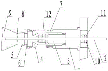 Water filling valve structure