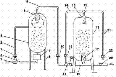 Water purifying system with function of automatically separating sand from water