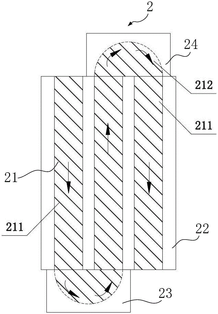 Cooling device for travelling-wave tube amplifier