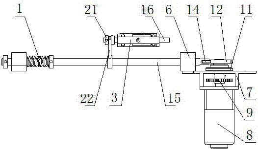Serpentine belt transmission device for braiding machine
