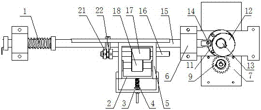 Serpentine belt transmission device for braiding machine