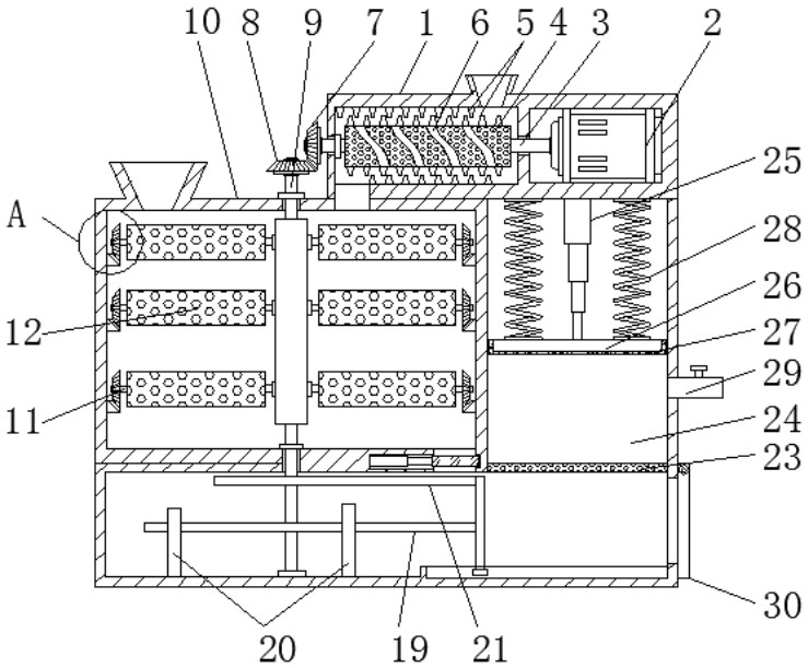 A biogasification device for new energy conversion in septic tanks