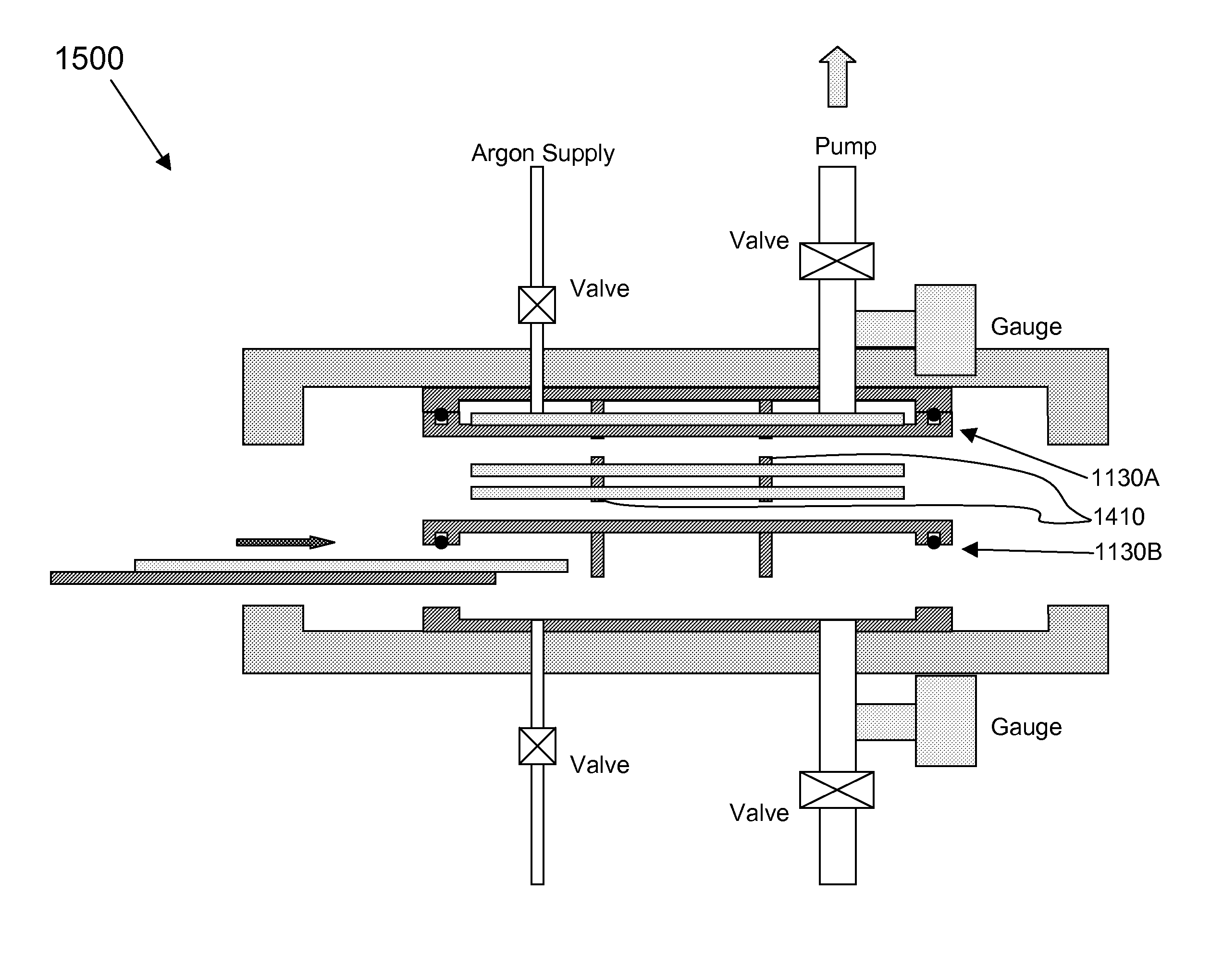 Bypass thermal adjuster for vacuum semiconductor processing