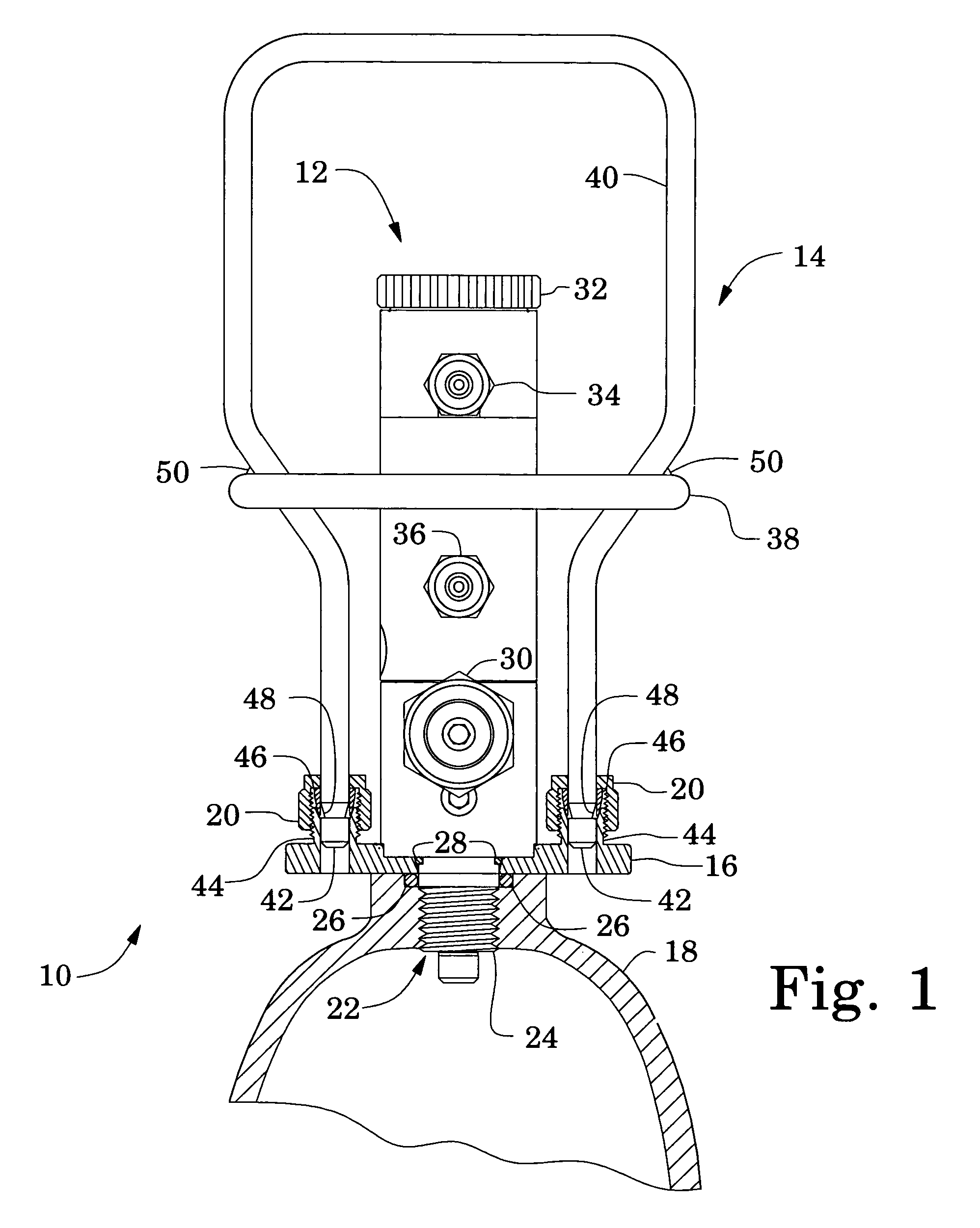 Portable gas delivery device with impact protection