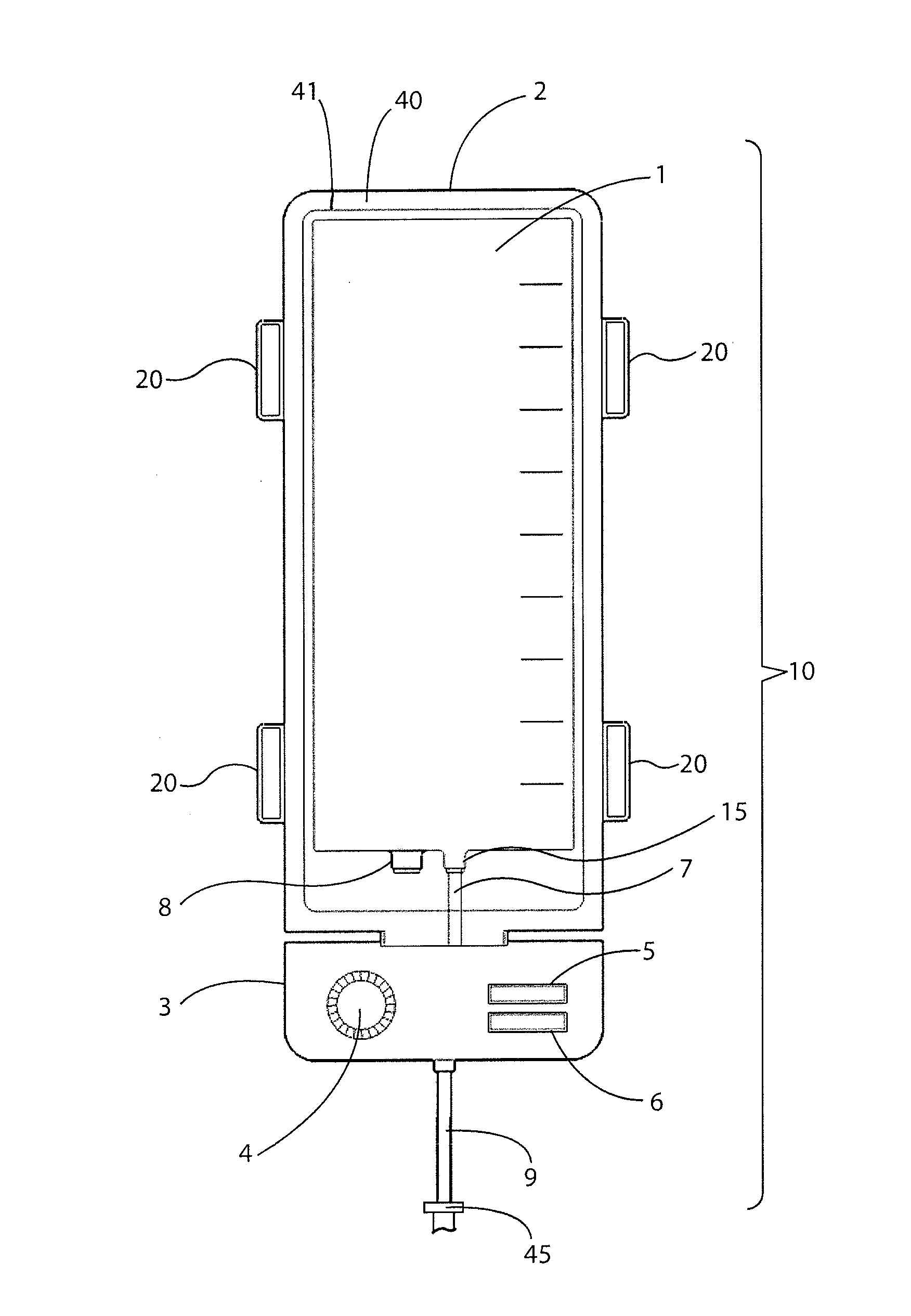 Elastomeric infusion pump