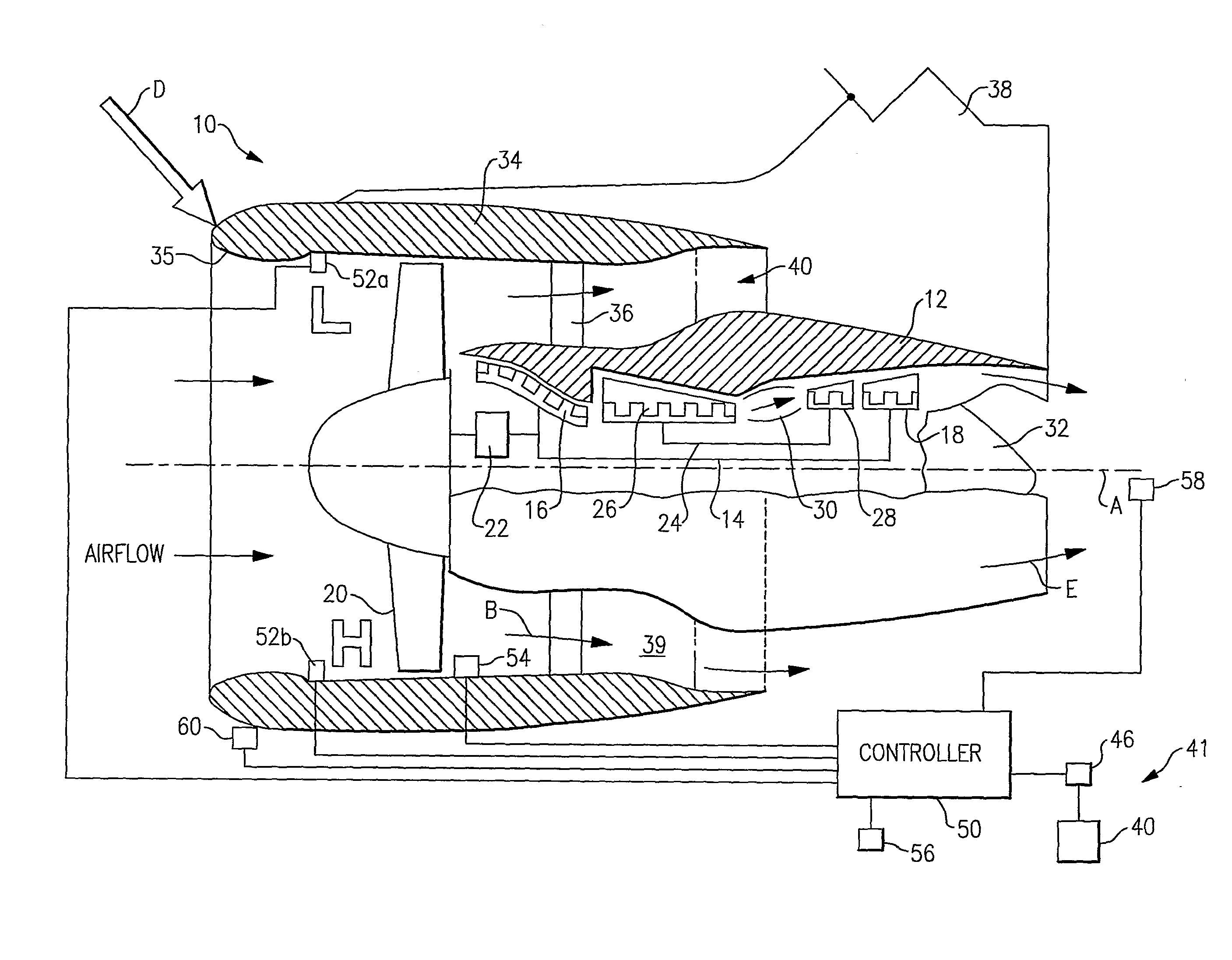 Method and device to avoid turbo instability in a gas turbine engine