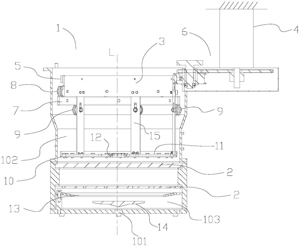 Shaftless rotary coating device