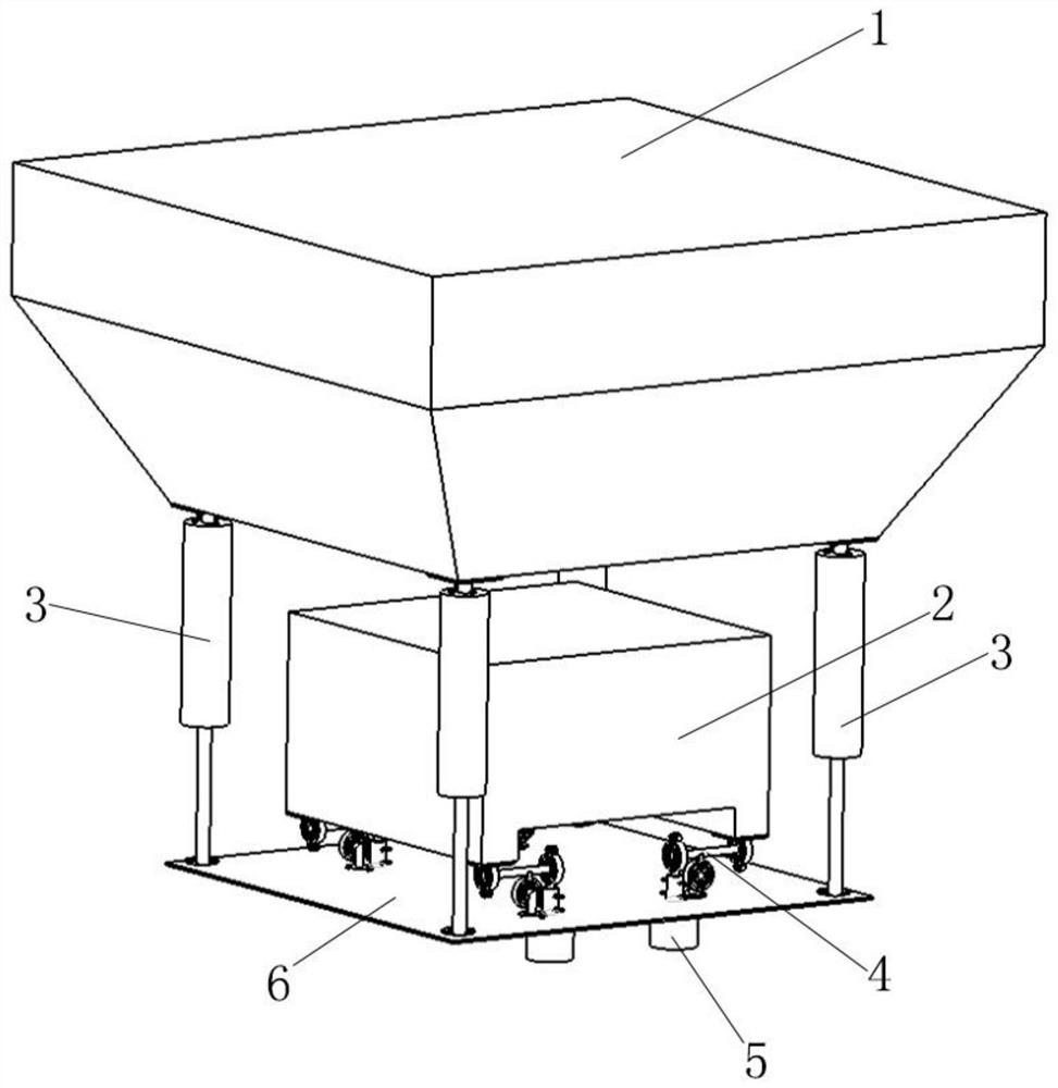 A vibration damping device for a hybrid power unit of an unmanned aerial vehicle