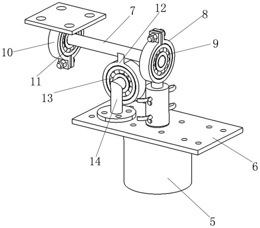 A vibration damping device for a hybrid power unit of an unmanned aerial vehicle