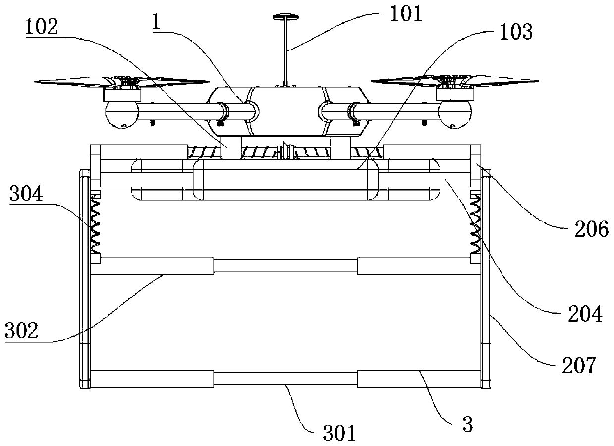 Intelligent anti-terrorist equipment and system based on face recognition unmanned aerial vehicle equipment