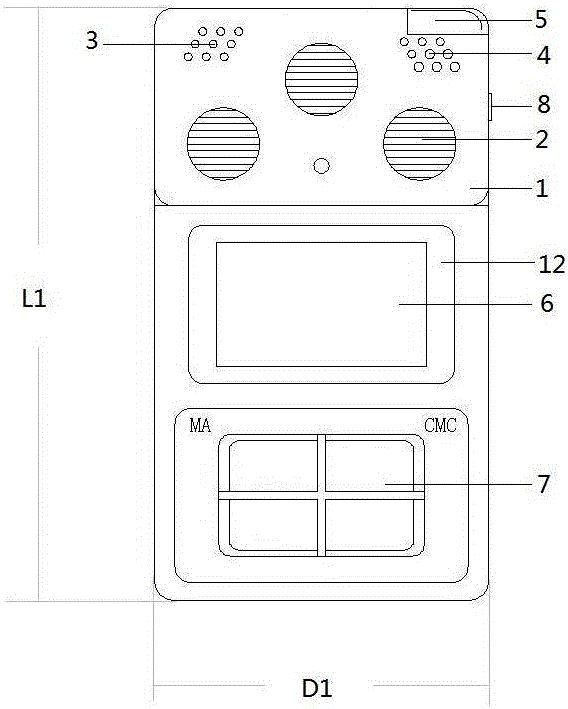 CD3 multi-parameter gas measuring device