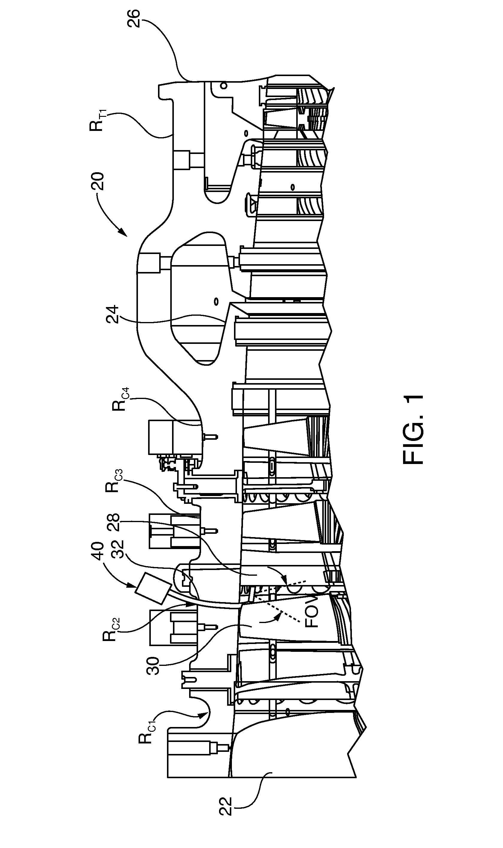 Flexible linkage camera system and method for visual inspection of off line industrial gas turbines and other power generation machinery