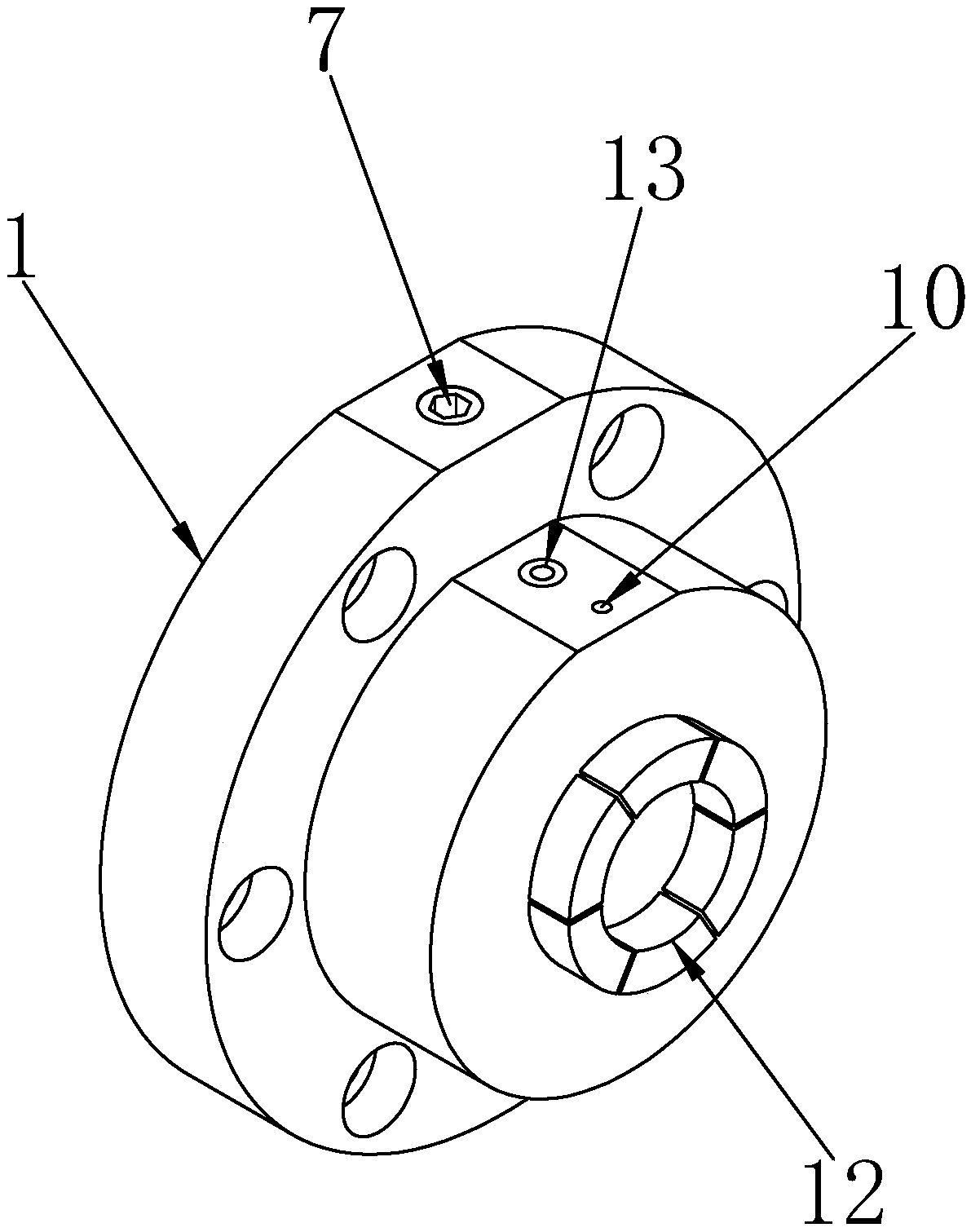 Hydraulic elastic chuck and clamping method thereof