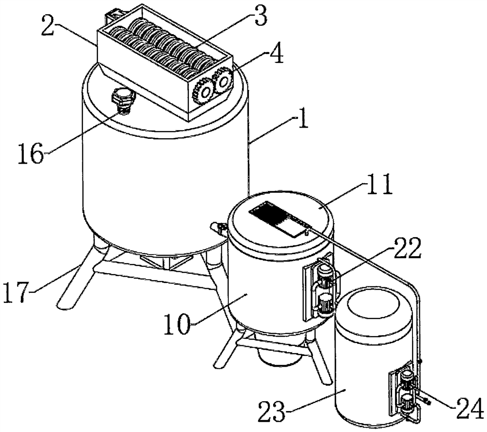 Efficient extraction device for western medicinal material detection