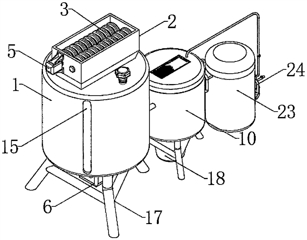 Efficient extraction device for western medicinal material detection