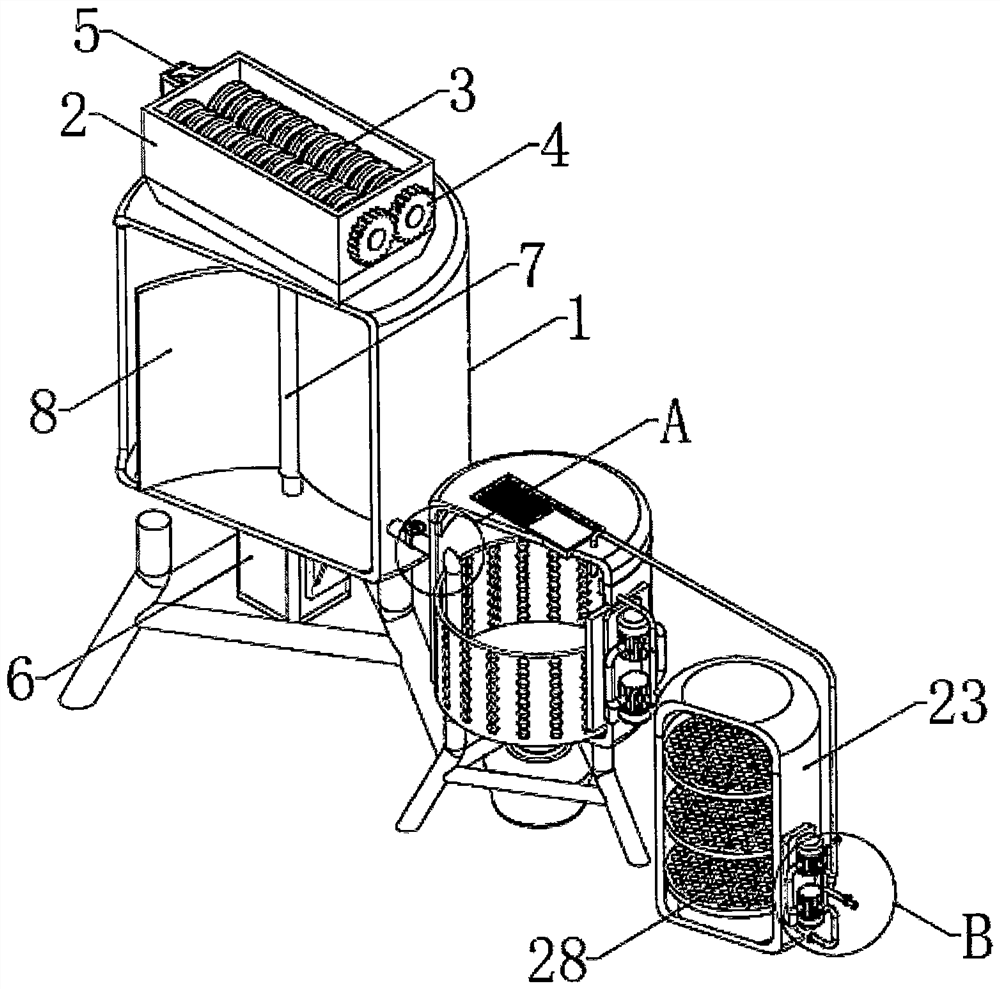 Efficient extraction device for western medicinal material detection