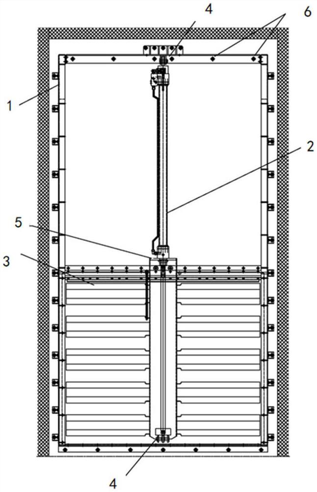 Underwater hydraulic quick-closing gate capable of being opened and closed quickly