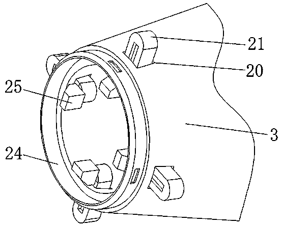 A liquid level detection device for water treatment tank equipment