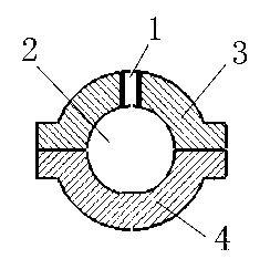 Rubber mold and method for manufacturing factory joints of submarine electric power cables
