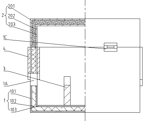 Explosive crimping energy control box and use method thereof