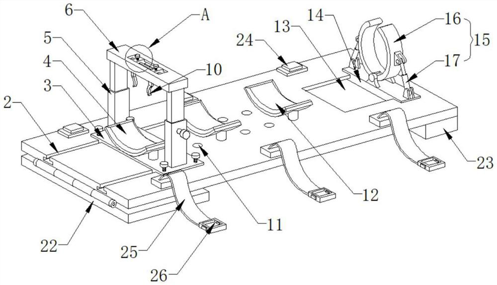 A medical orthopedic rehabilitation training device