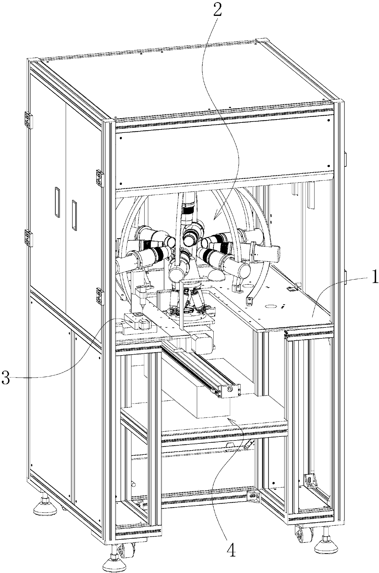 Automatic focusing assembly method for camera shooting module