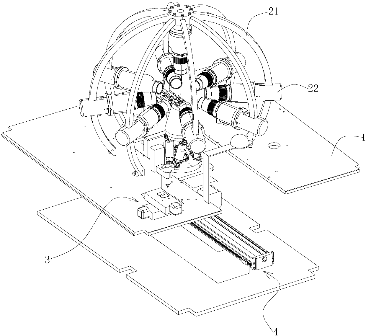 Automatic focusing assembly method for camera shooting module