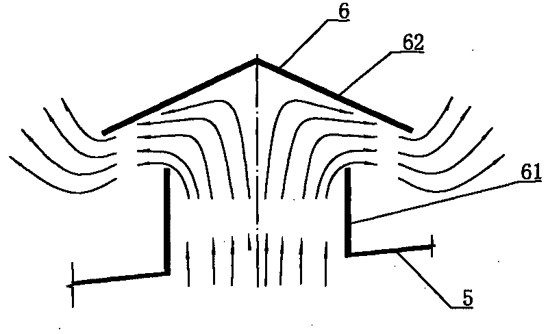 Desulfurization and purification method and equipment for unpowered sintering machine by using two-step method