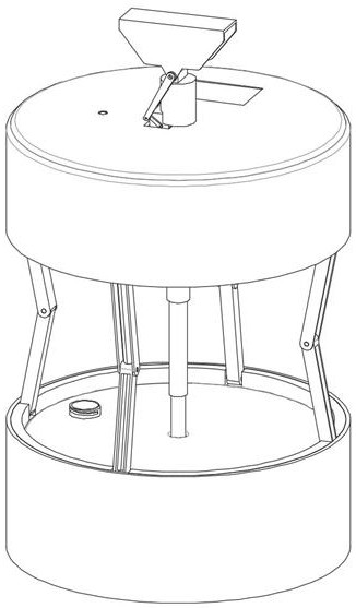 Small-sized expandable multifunctional unmanned disinfection vehicle and use method thereof