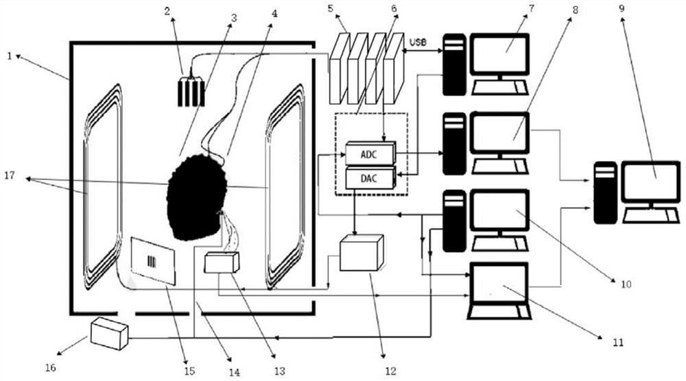 A children's ASD diagnosis device based on magnetoencephalogram and electroencephalogram