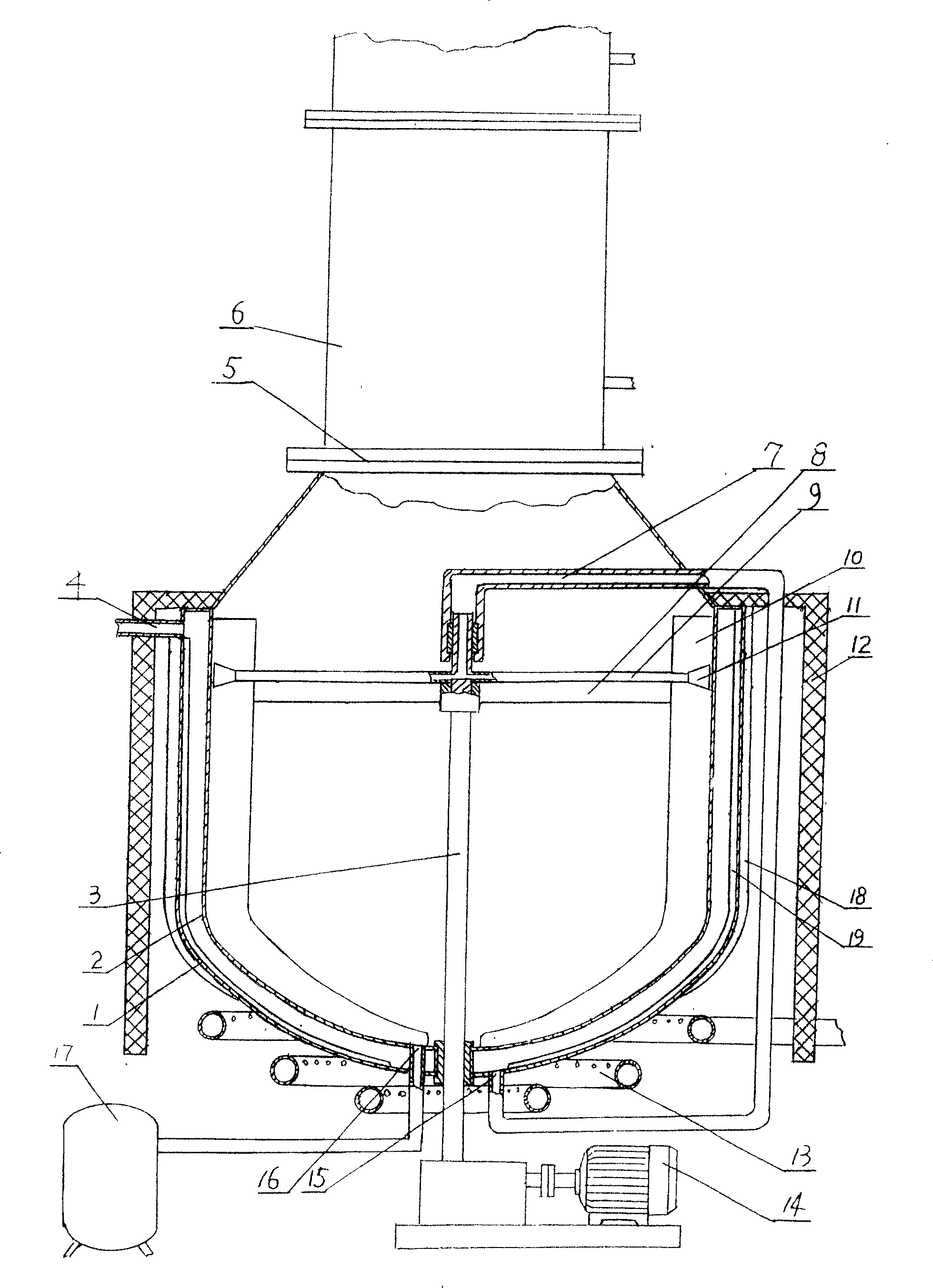 Regeneration processing device for waste lubricant oil