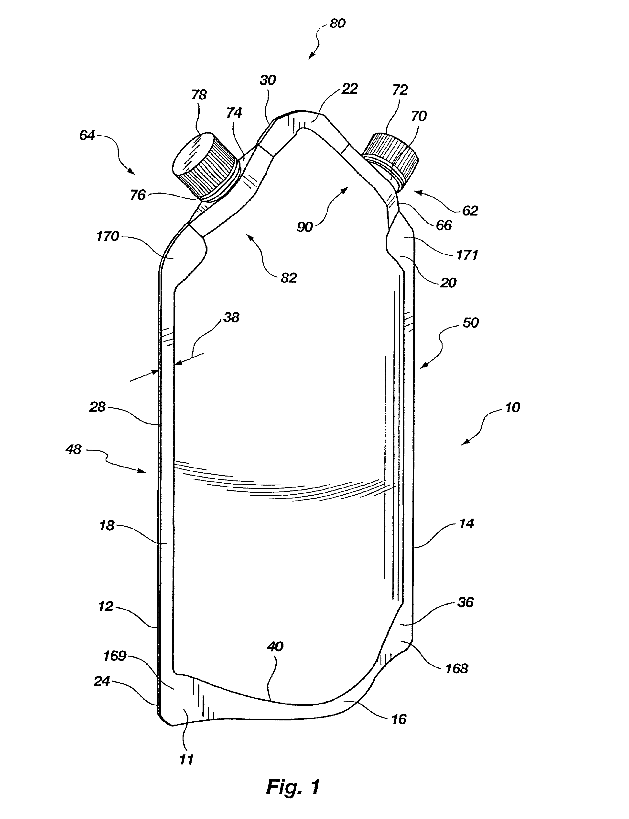 Multispout flask with pump