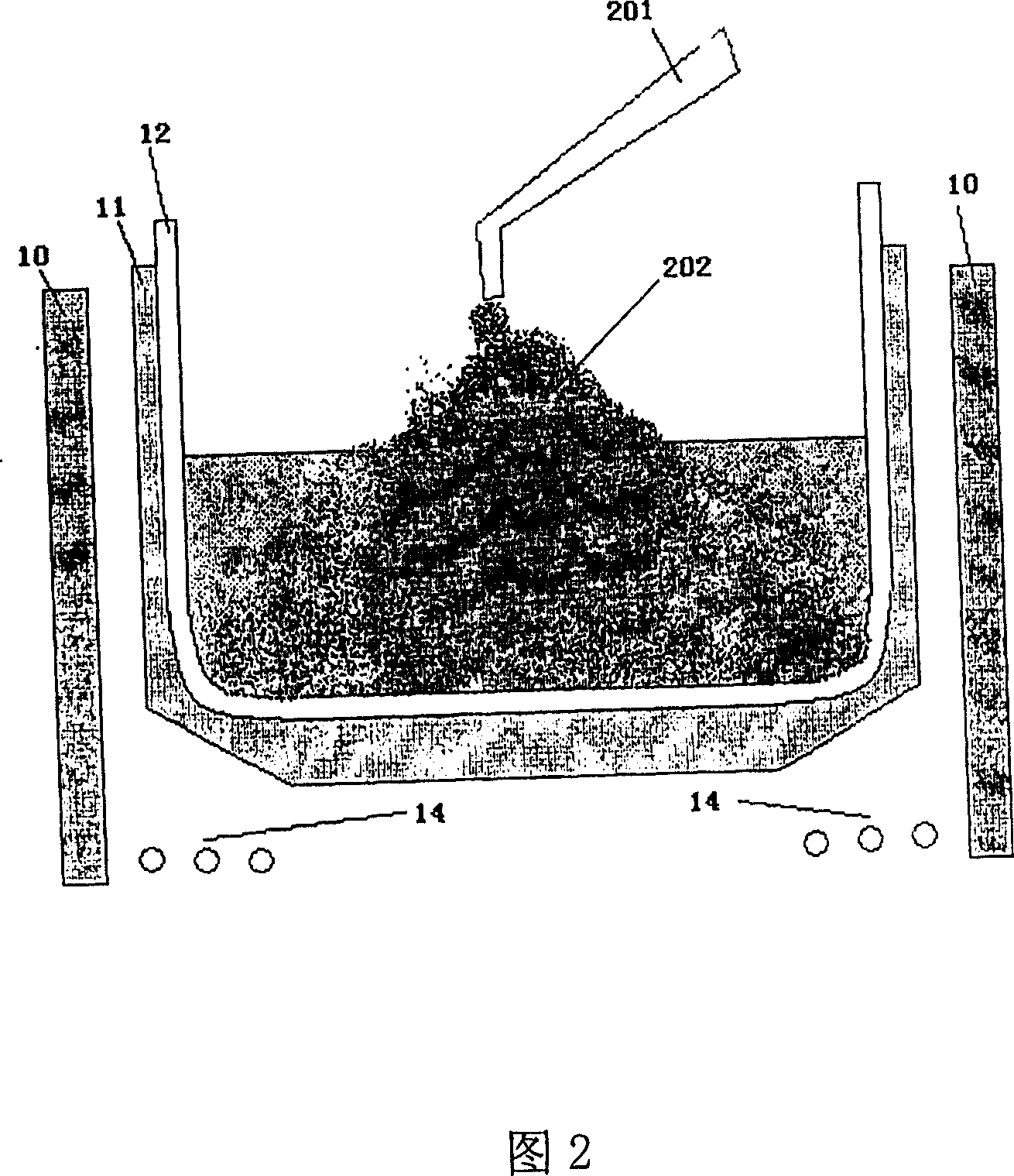 Apparatus for growing crystal by repeating adding material and method thereof