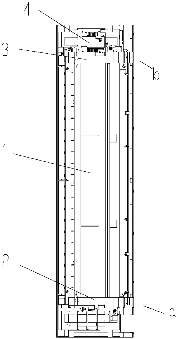 Air conditioner air way water draining structure, air conditioner indoor unit and air conditioner