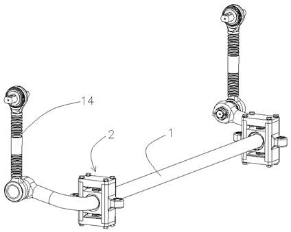 An anti-roll torsion bar device with variable stiffness and a method for realizing variable stiffness