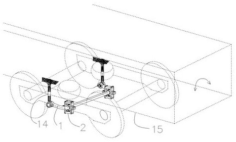 An anti-roll torsion bar device with variable stiffness and a method for realizing variable stiffness