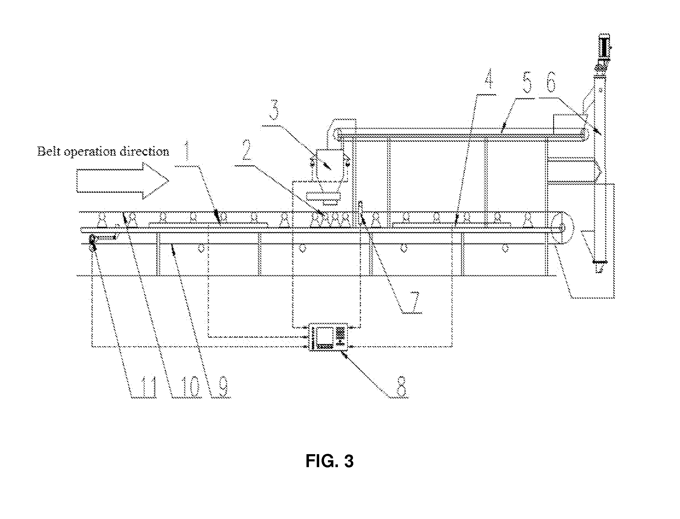 High precision belt weighing device and method