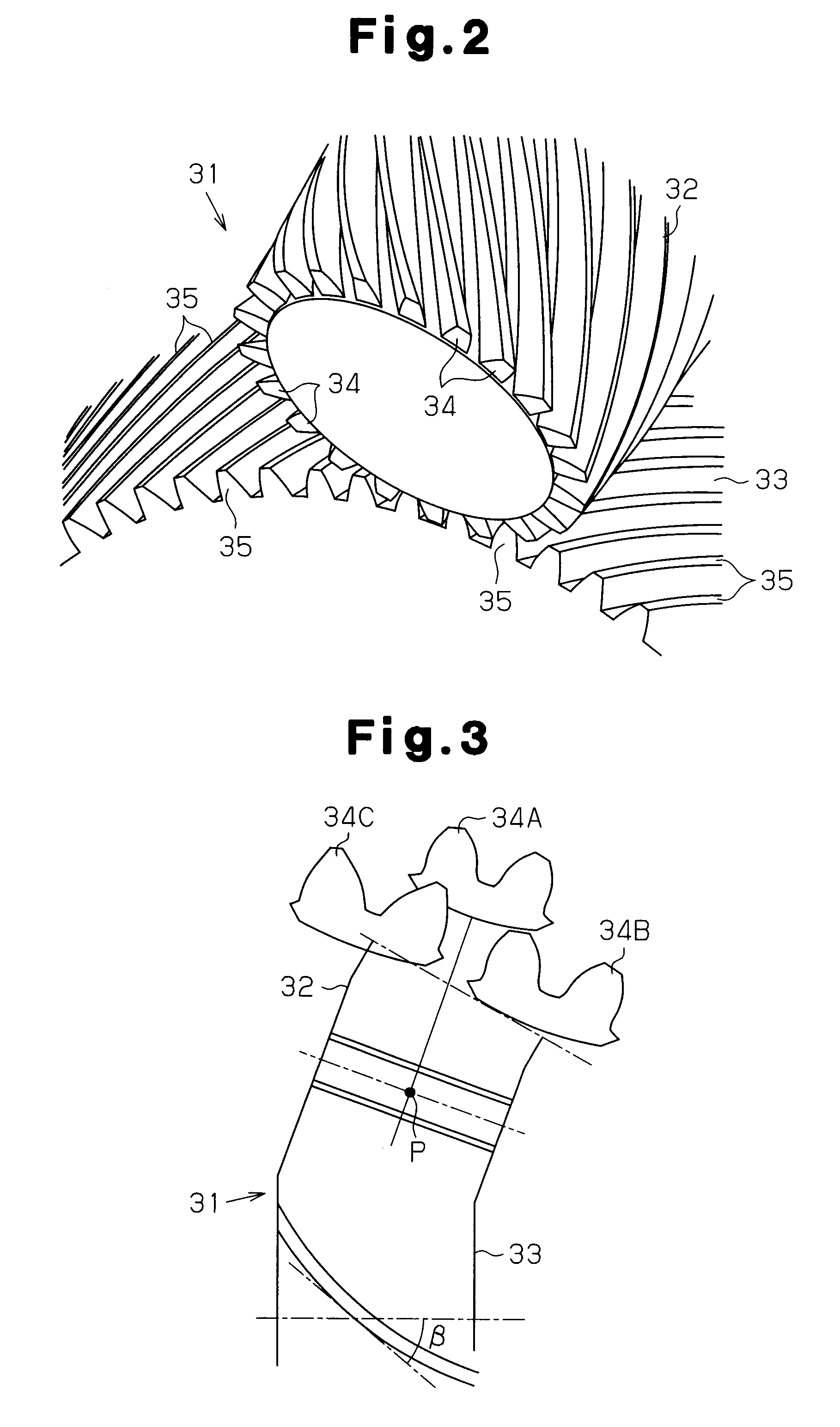 Conical involute gear and gear pair