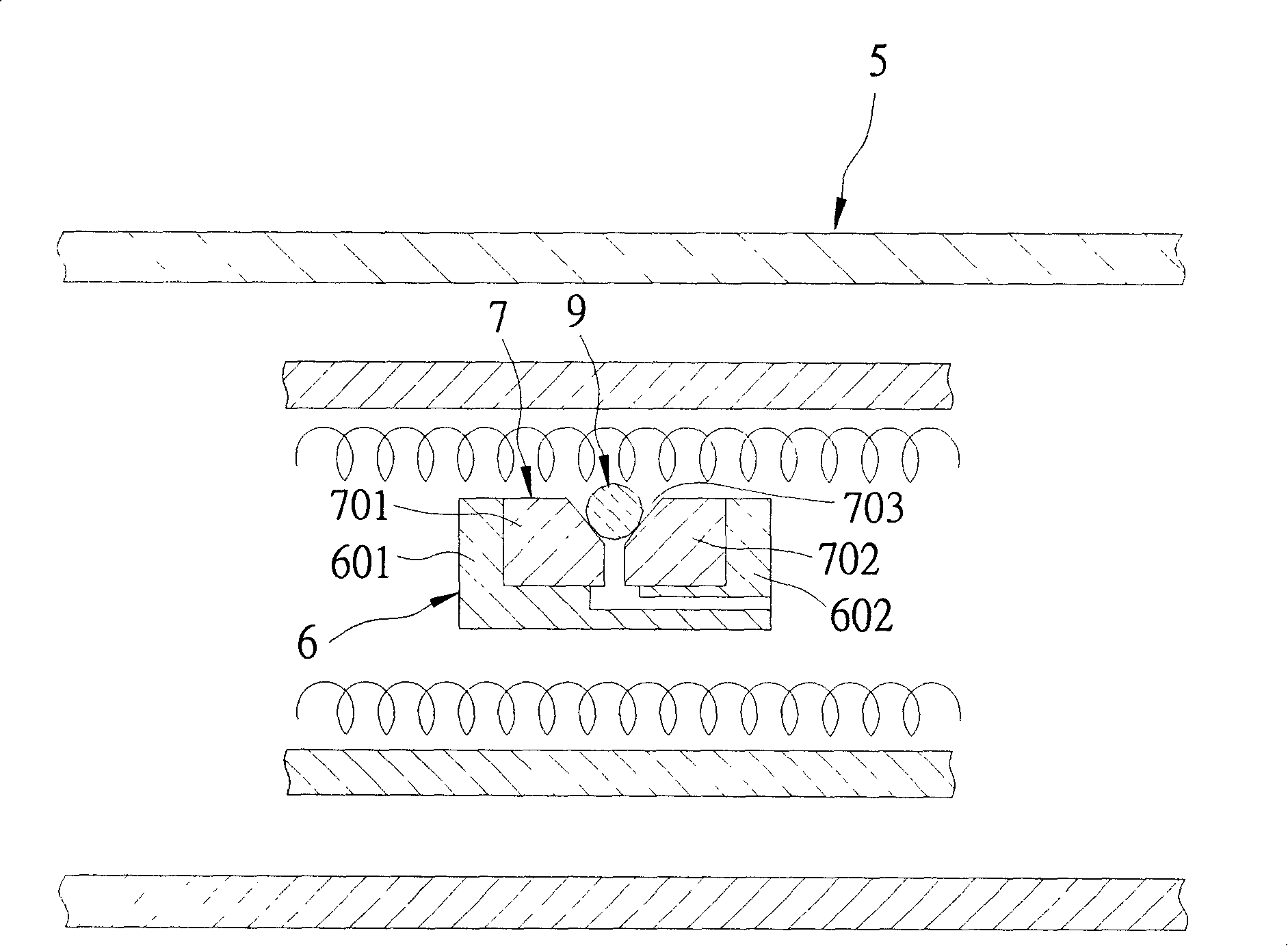 Shaping device for optical glass preform