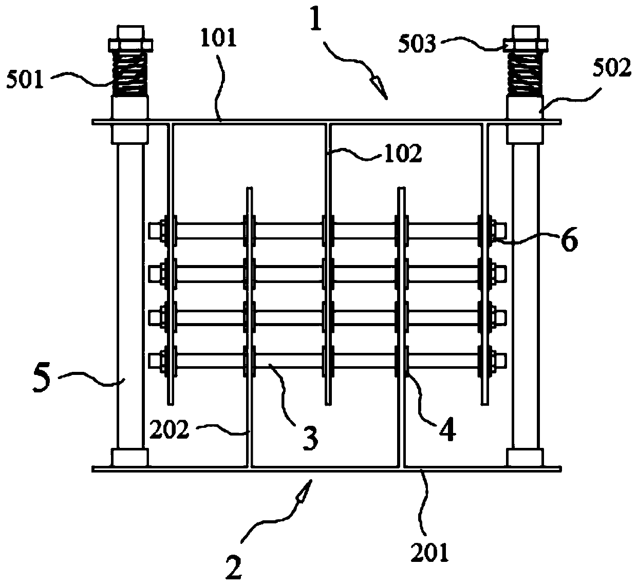 A Periodic Vertical Vibration Isolation Device