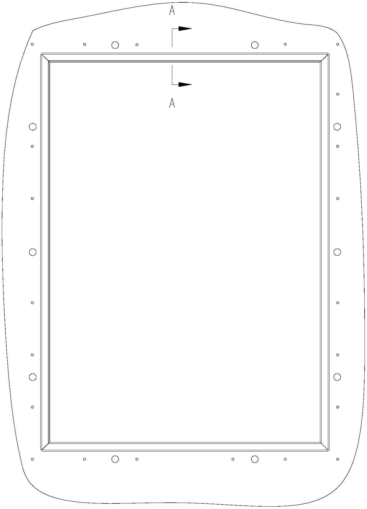 Processing method of return-shaped groove frame and a kind of series insert splicing bending mold