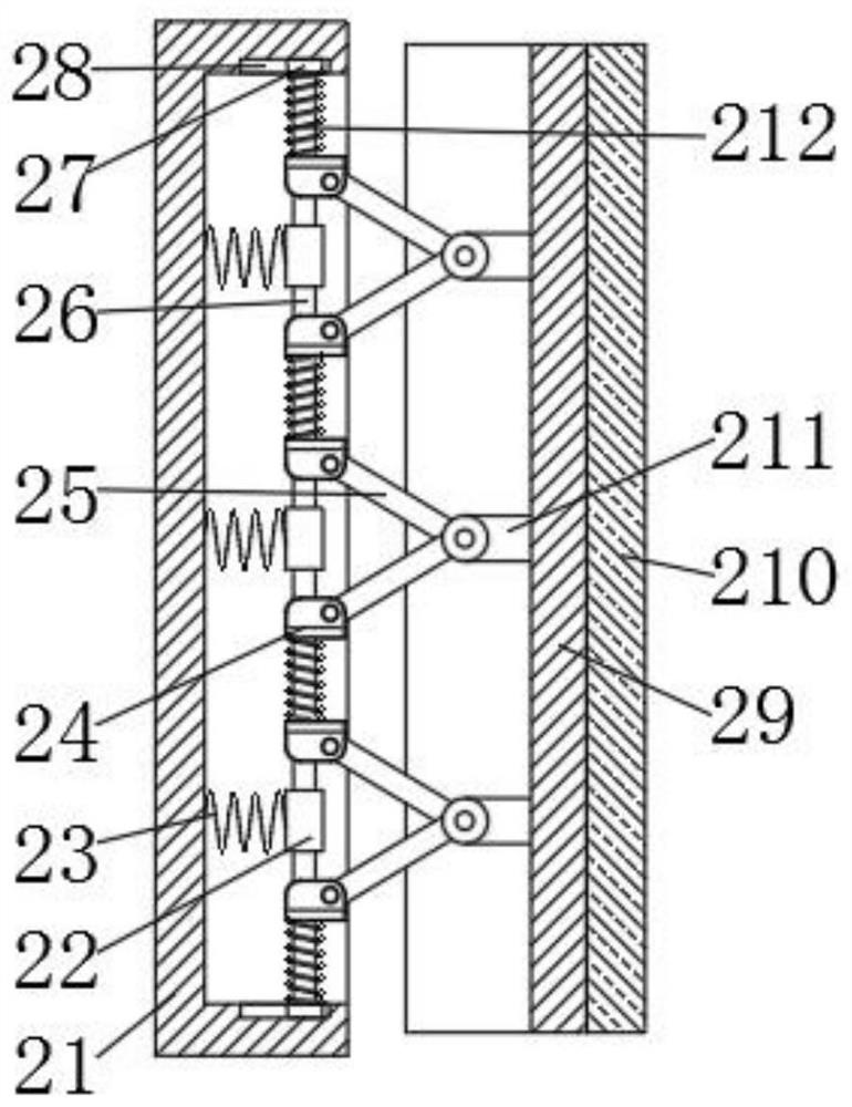 Mechanical garage corner anti-collision device and working method thereof