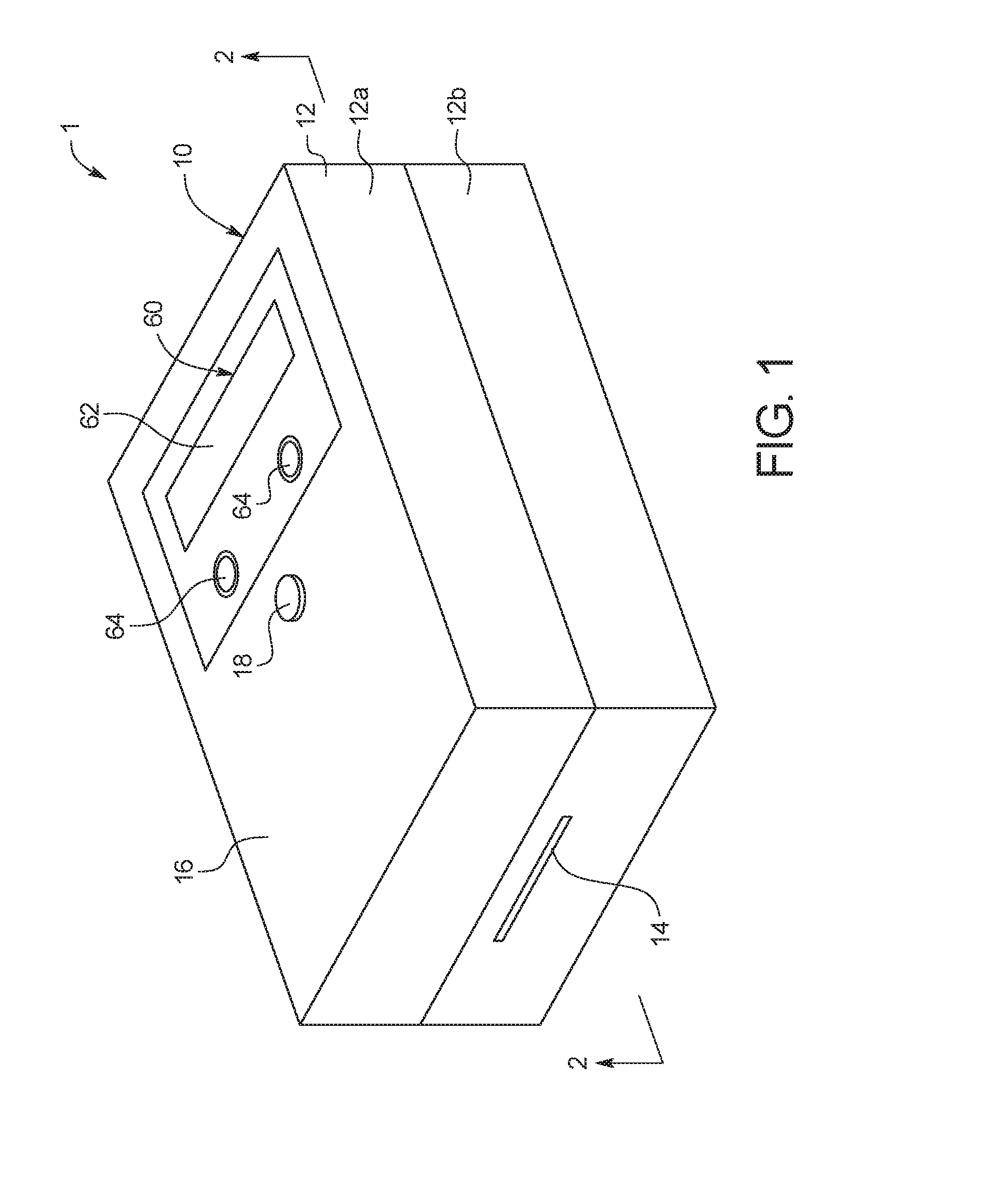 Device for analyzing a fluid sample and use of test card with same