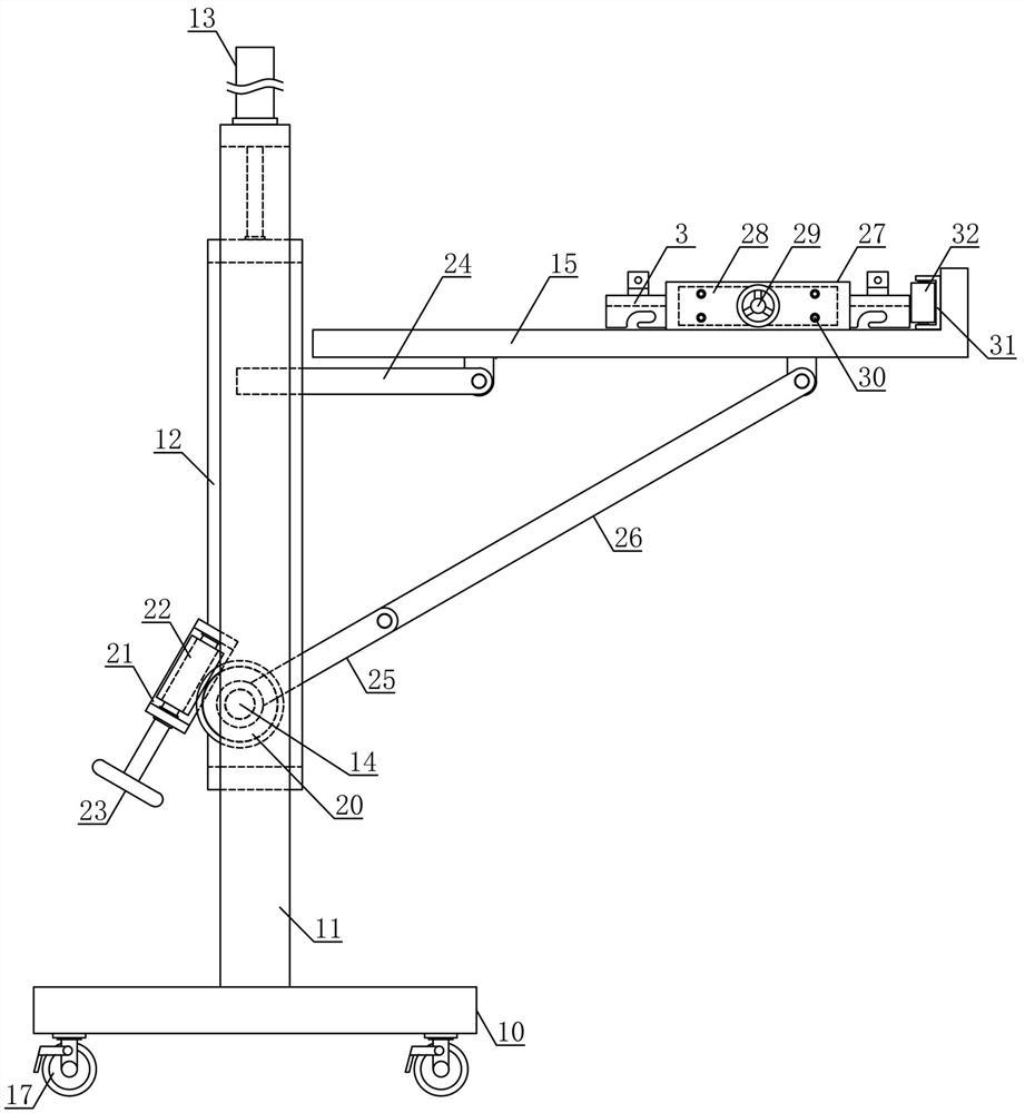 Installation method of clothes showing stand