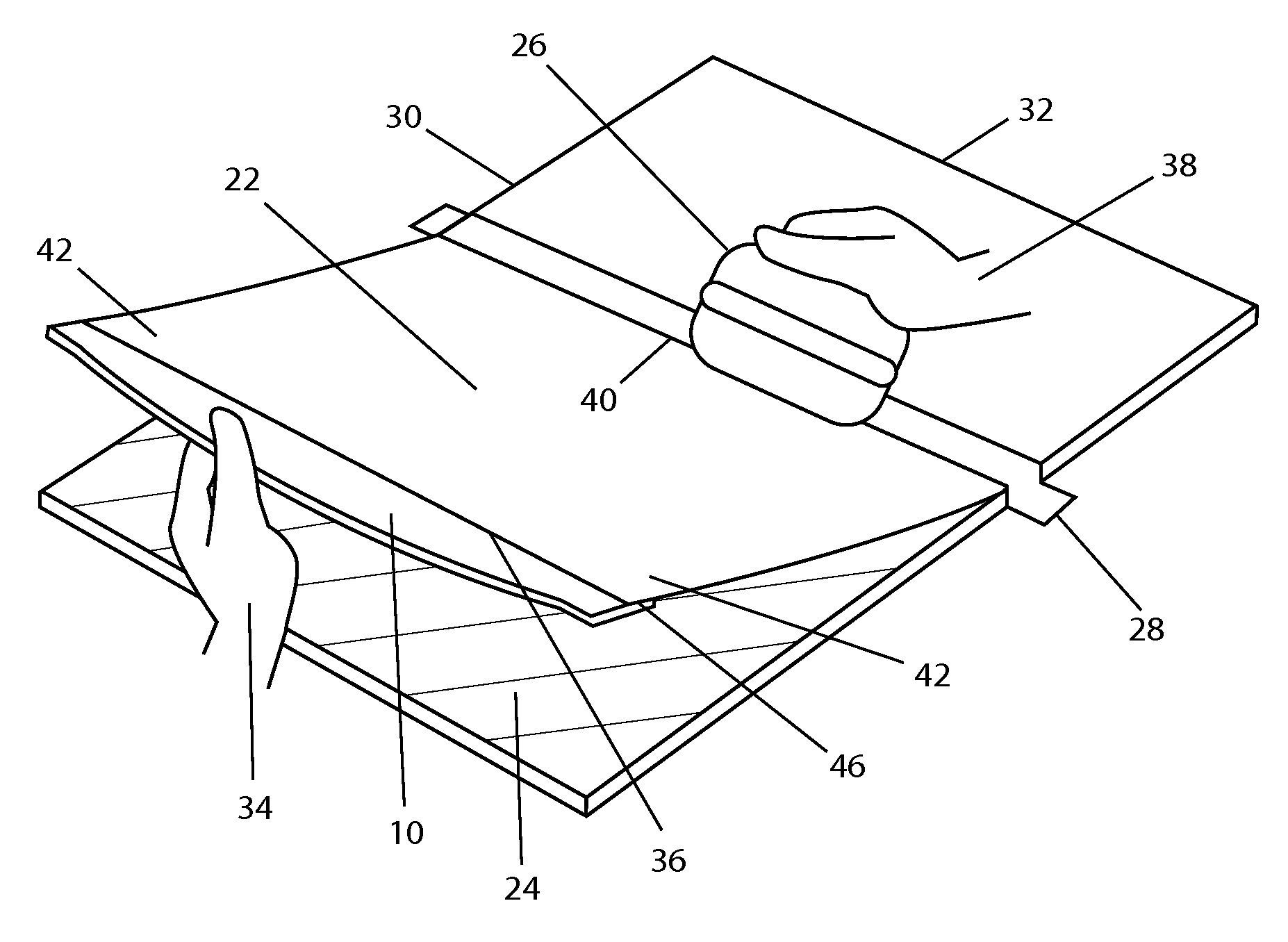 Handheld Accessory Tool and Method for the Application of Adhesive Films