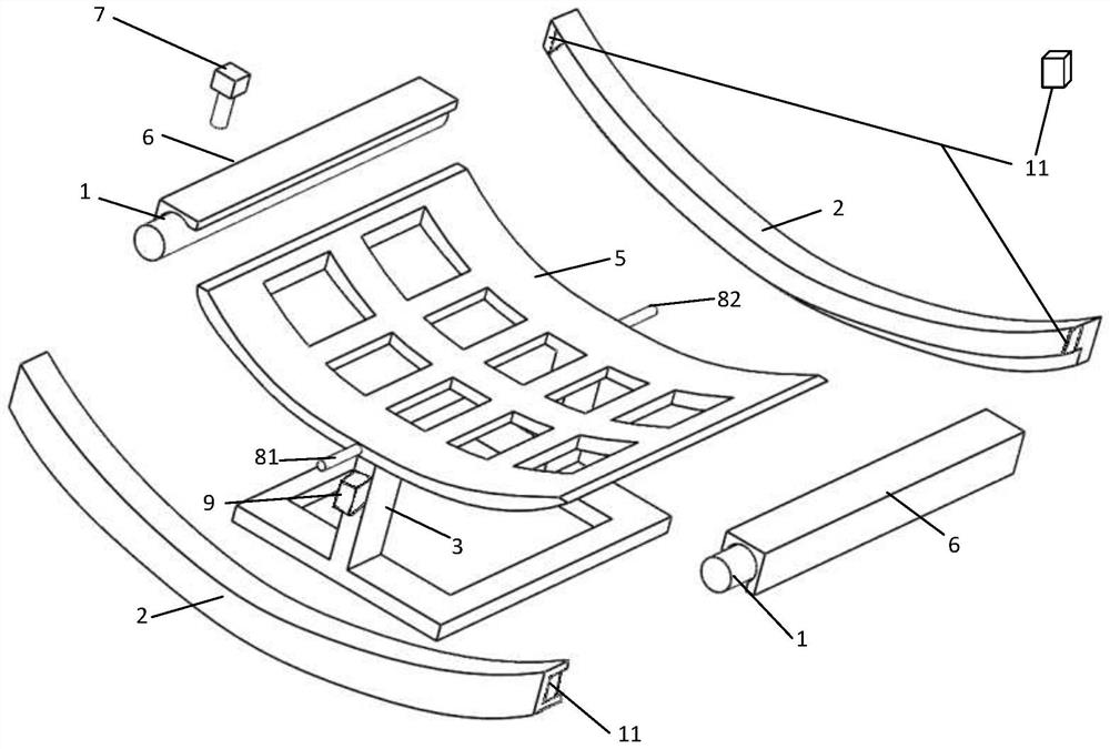 Environment-sensing flexible mirror automatic retractable concentrator, control method and application thereof