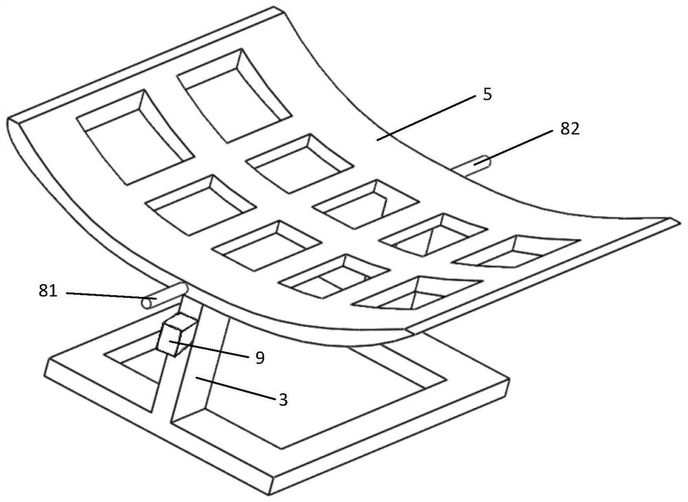 Environment-sensing flexible mirror automatic retractable concentrator, control method and application thereof